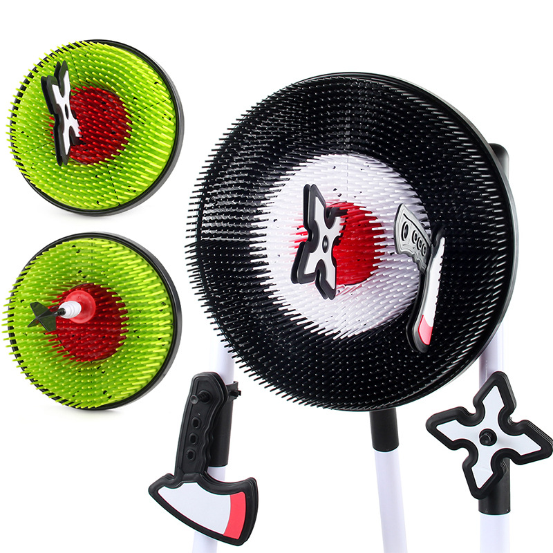 Kids Outdoor Garden Toys - Miękka tarcza do rzucania toporem z