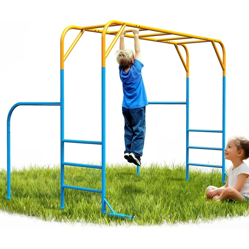 Kids Outdoor Monkey Bar Set - Duże, solidne drabinki do wspinaczki dla