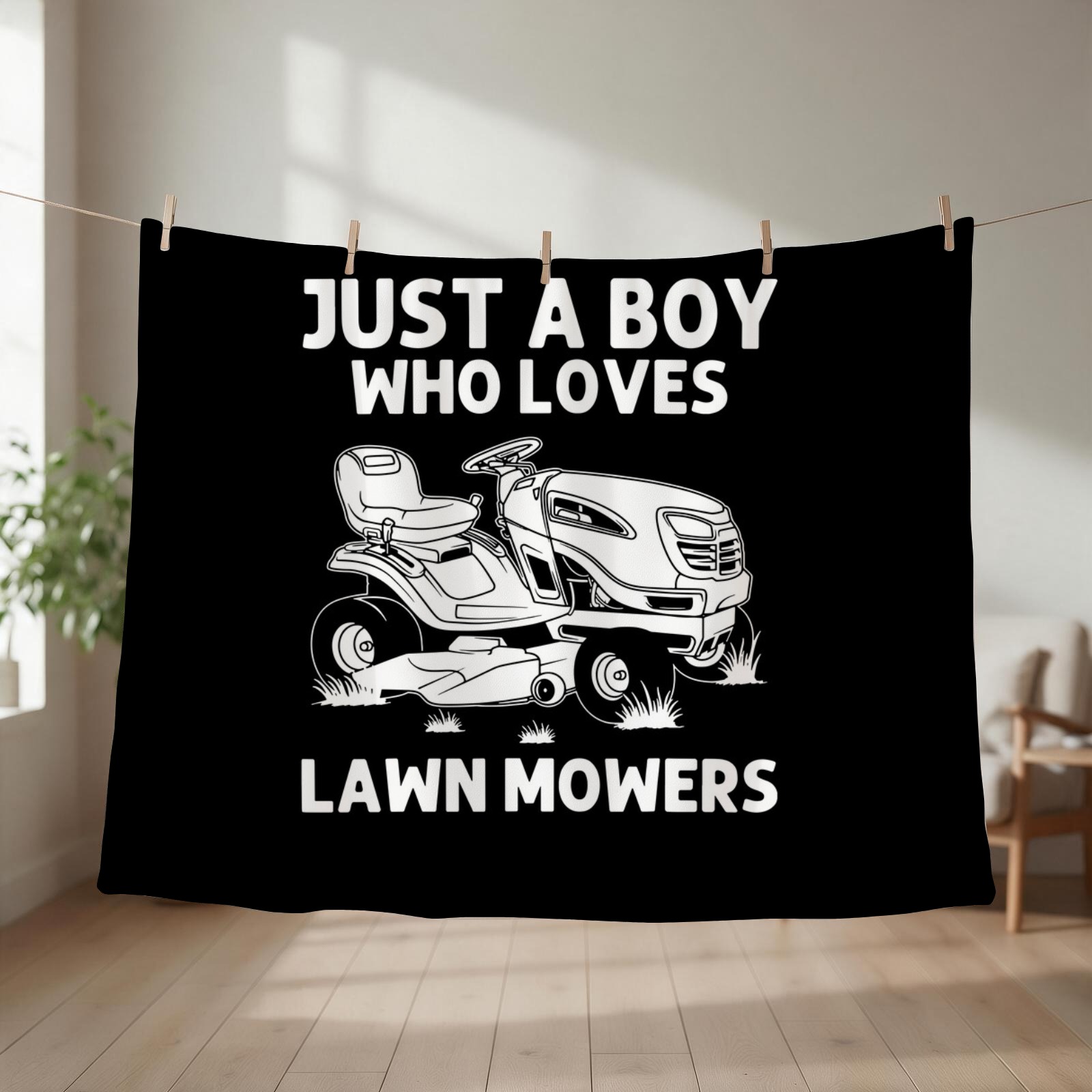 Kids Outdoor Lawn Mower - Koc dla chłopców i dzieci, motyw