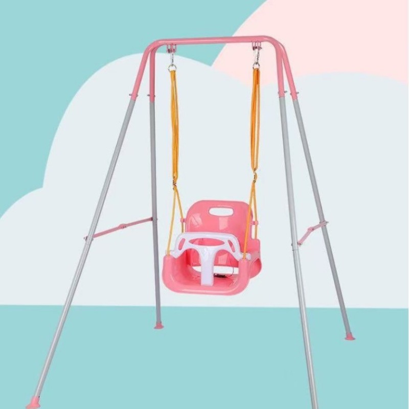 Kids Outdoor Lawn Chair - Huśtawka dla dzieci z metalową konstrukcją,