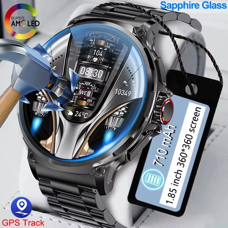 Kids Outdoor Zone - Wytrzymały wojskowy smartwatch GPS z 2025