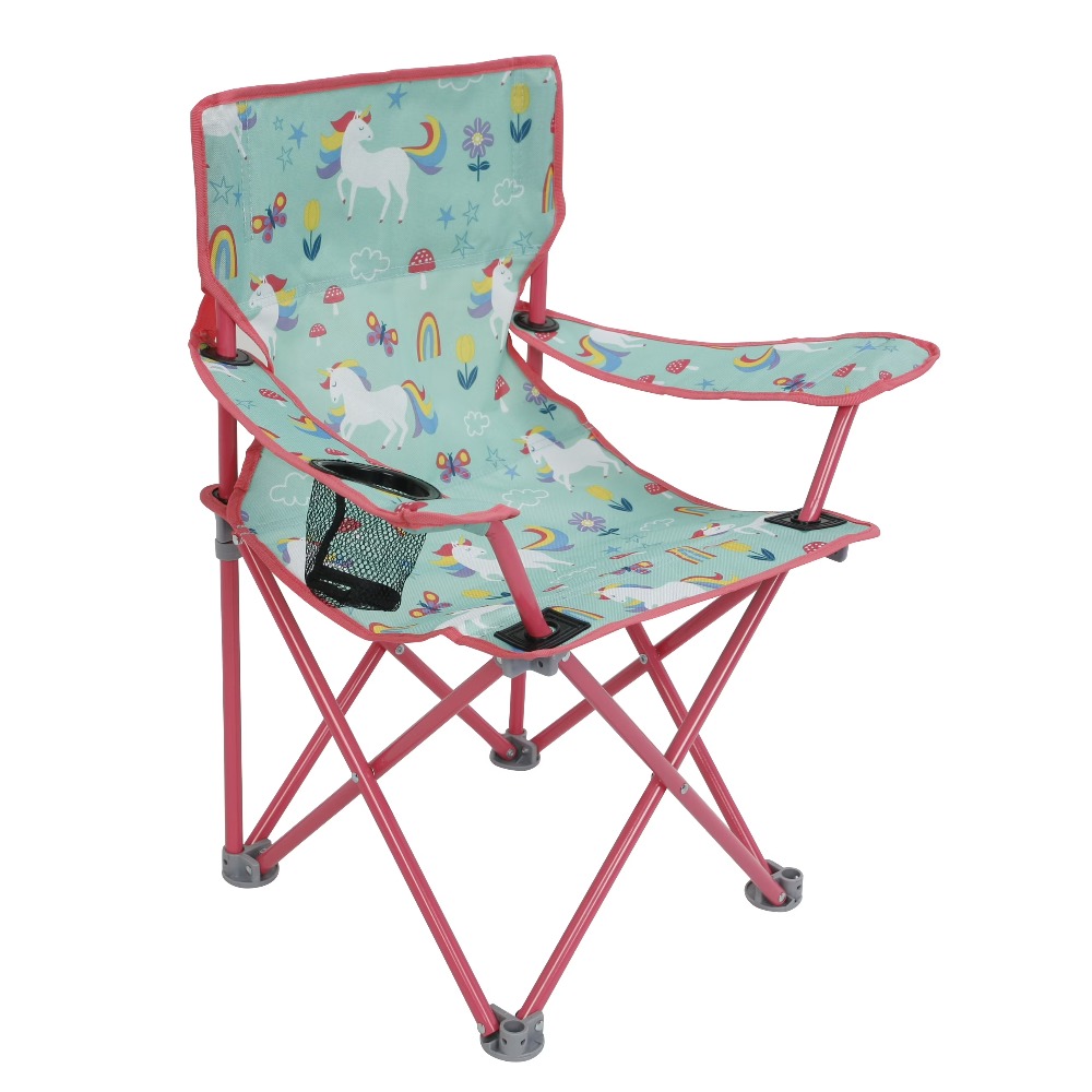 Kids Outdoor Lawn Chair - Składane krzesełko kempingowe dla dzieci z