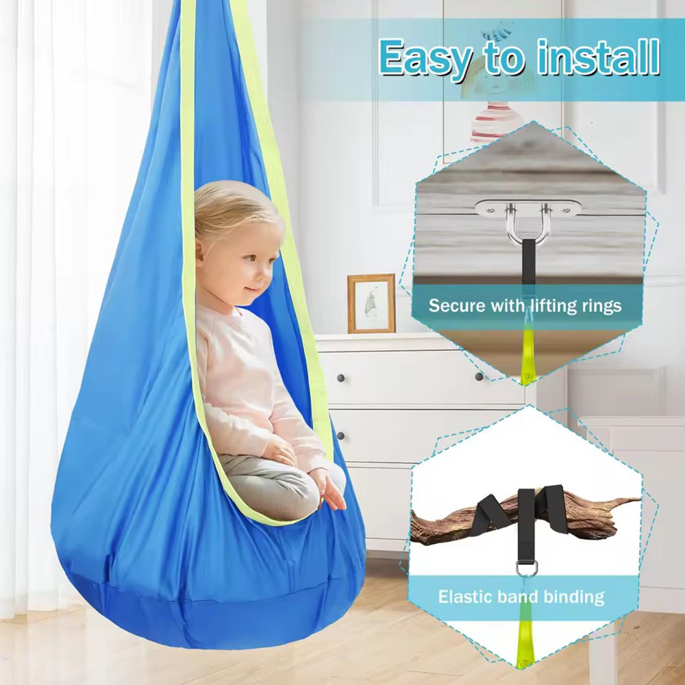 Huśtawka dla dzieci z nylonowy – Kids Outdoor Lawn Chair recenzja i cena