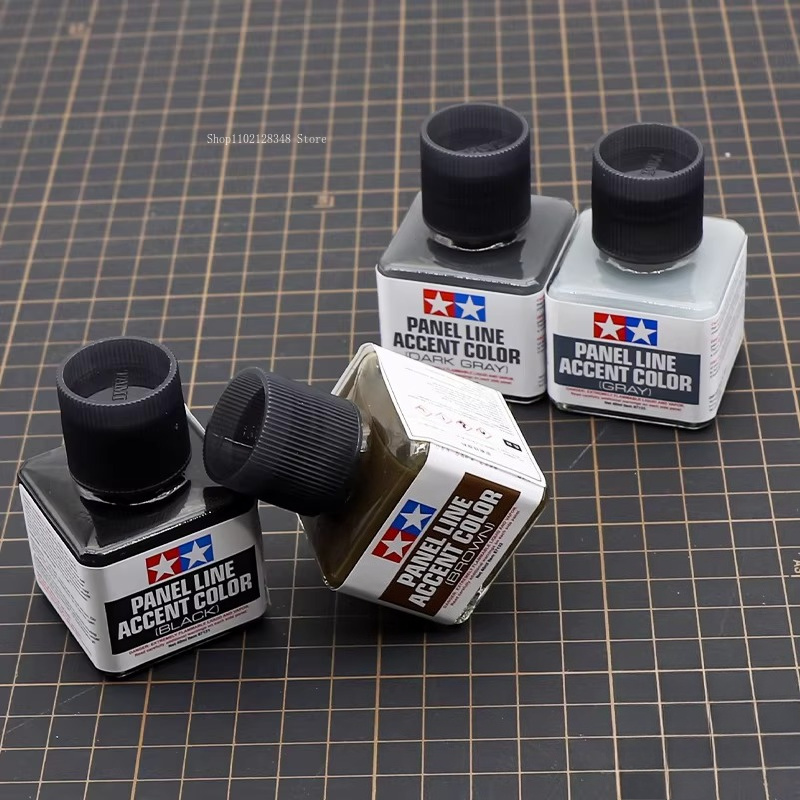 Farba emaliowa Panel Line Acce – Tamiya Model Paint Set recenzja i cena