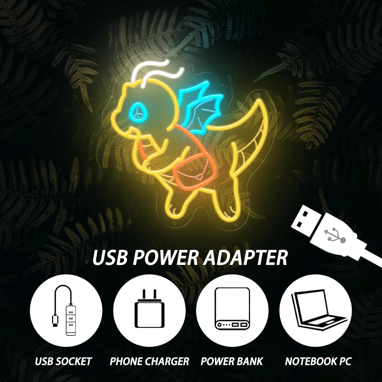 Ściemnialna lampka neonowa USB – Kids Outdoor Gift Ideas recenzja i cena