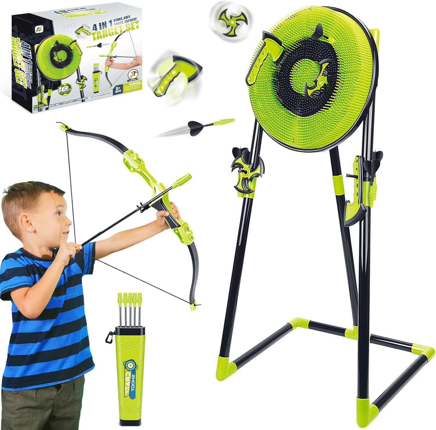 Zestaw celów do rzucania sieki – Kids Outdoor Ninja Set recenzja i cena