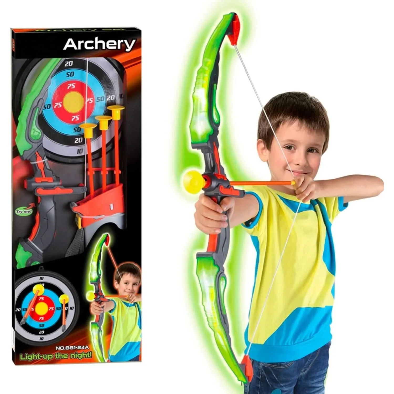 Zestaw łuku i strzałek dla dzi – Kids Outdoor Archery Set recenzja i cena