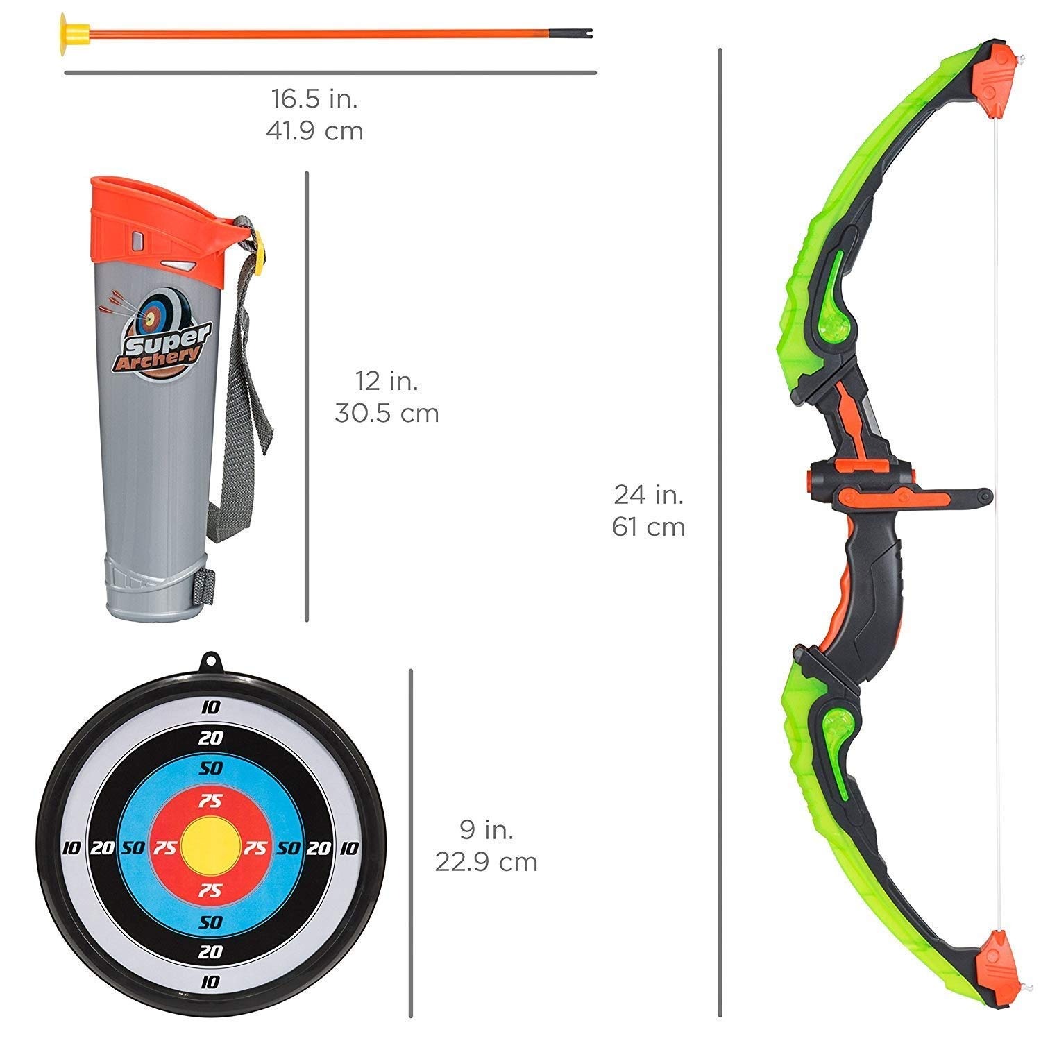 Zestaw łuku i strzałek dla dzi – Kids Outdoor Archery Set recenzja i cena