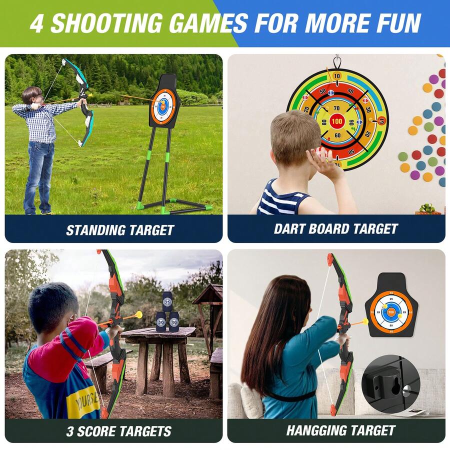 Zestaw łuk i strzały dla dziec – Kids Outdoor Archery Set recenzja i cena
