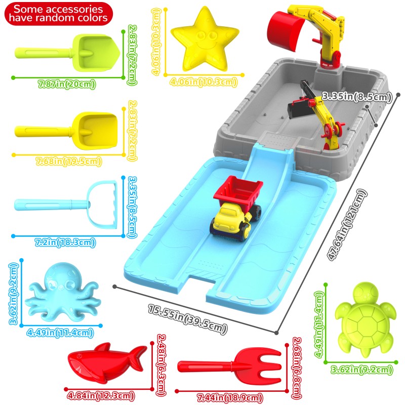 MQUDUO Zestaw do zabawy w pias – Kids Outdoor Dump Truck recenzja i cena