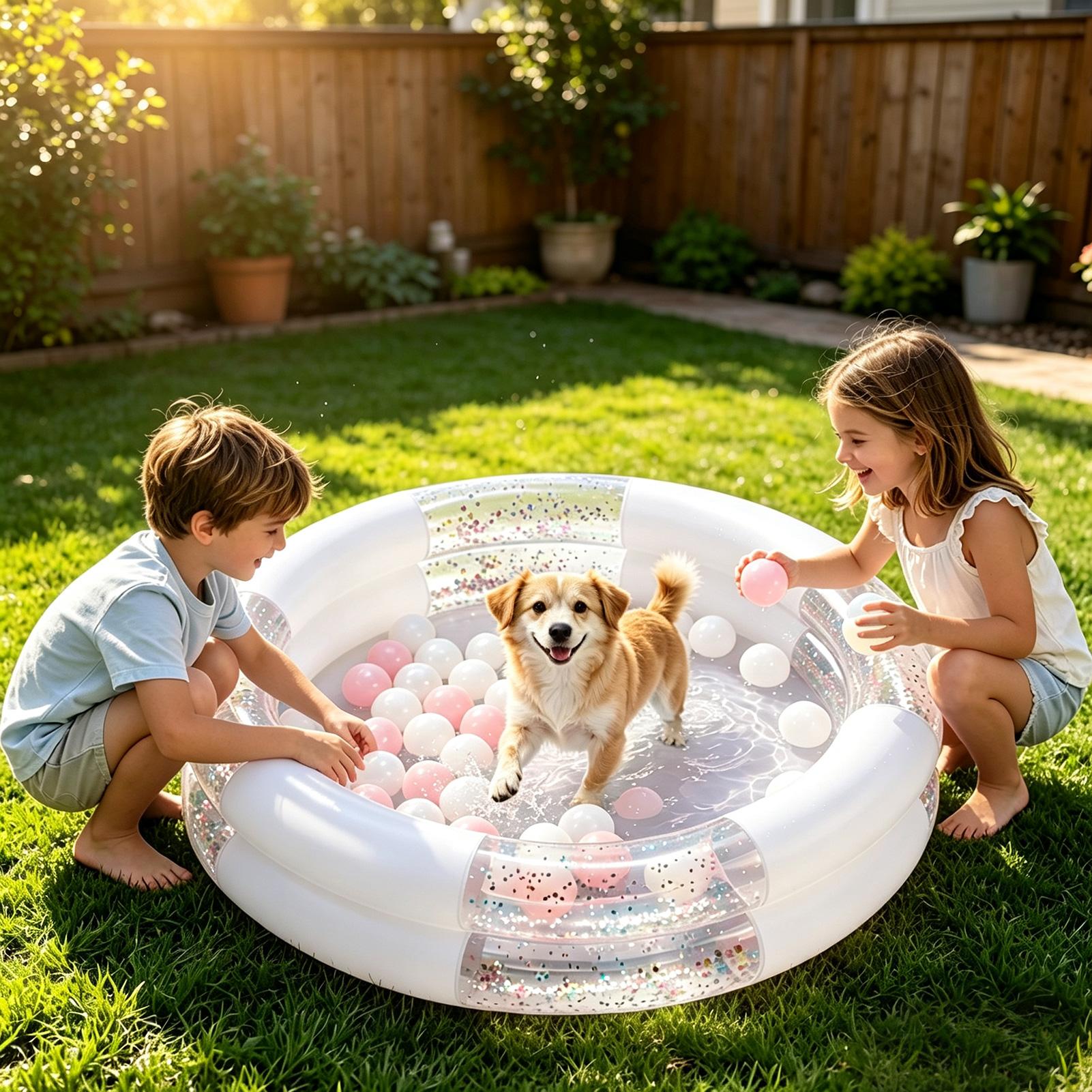 Mały dmuchany basen dla dzieci – Kids Outdoor Garden Toys recenzja i cena