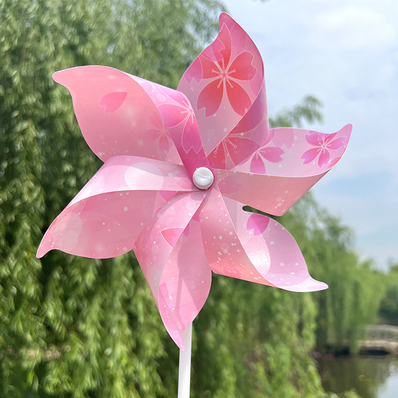 Nowe Obrotowe Kolorowe Wiatrac – Kids Outdoor Garden Toys recenzja i cena