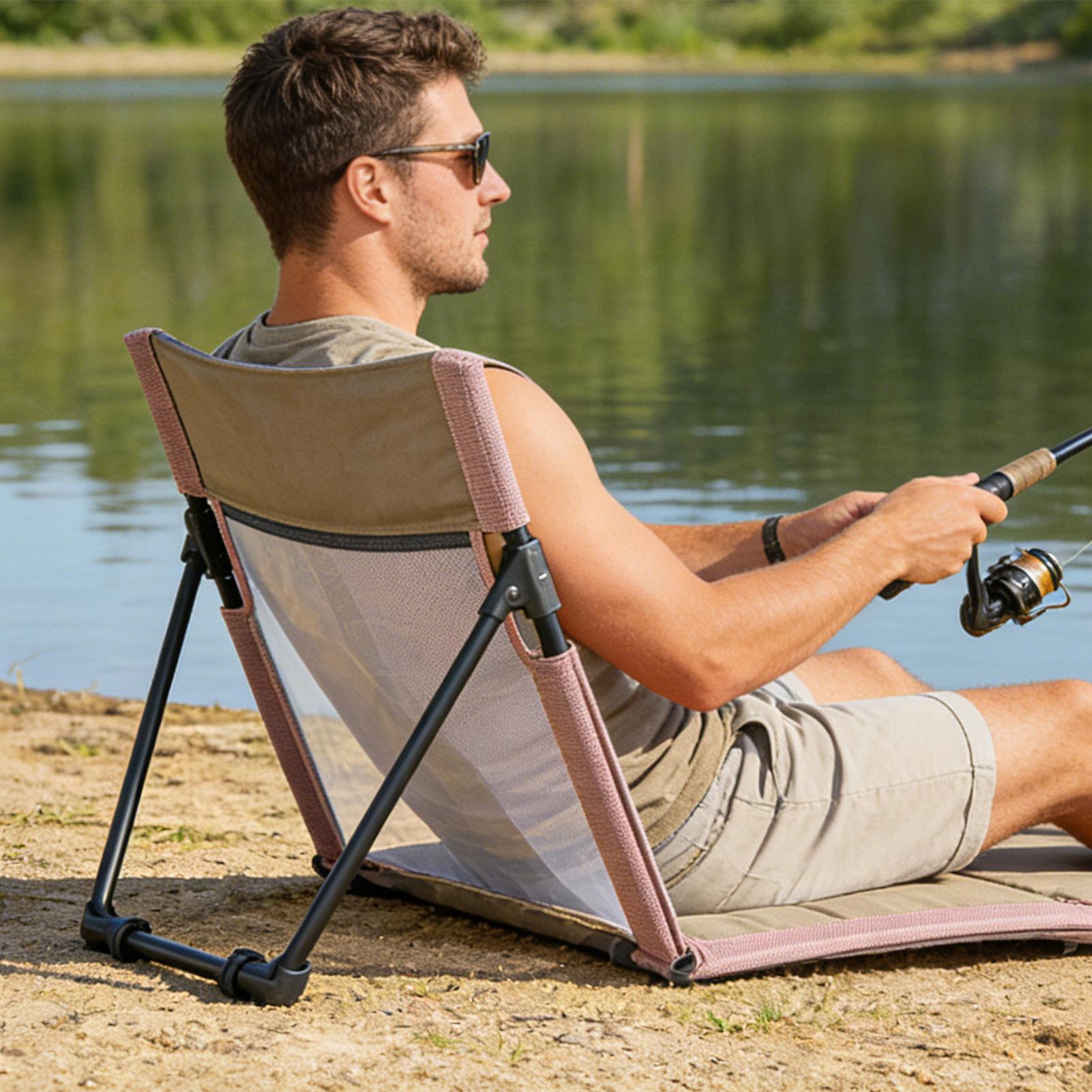 Leżak plażowy składany, lekka  – Kids Outdoor Lawn Chair recenzja i cena