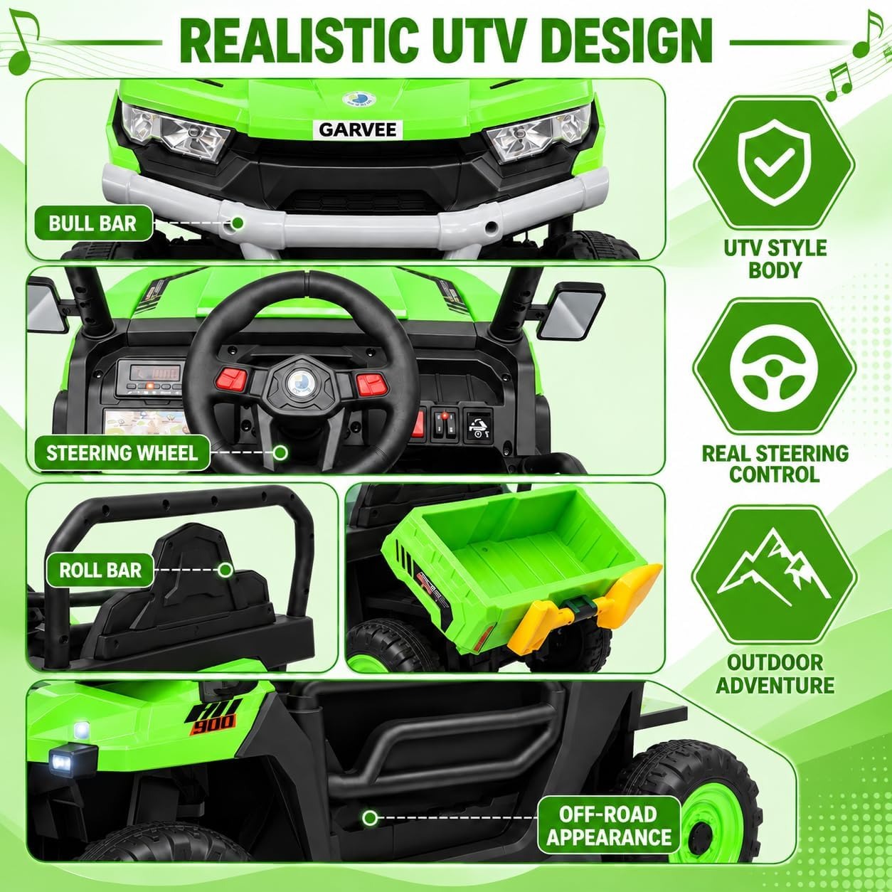 Elektryczny ciężarówka z korbą – Kids Outdoor Dump Truck recenzja i cena