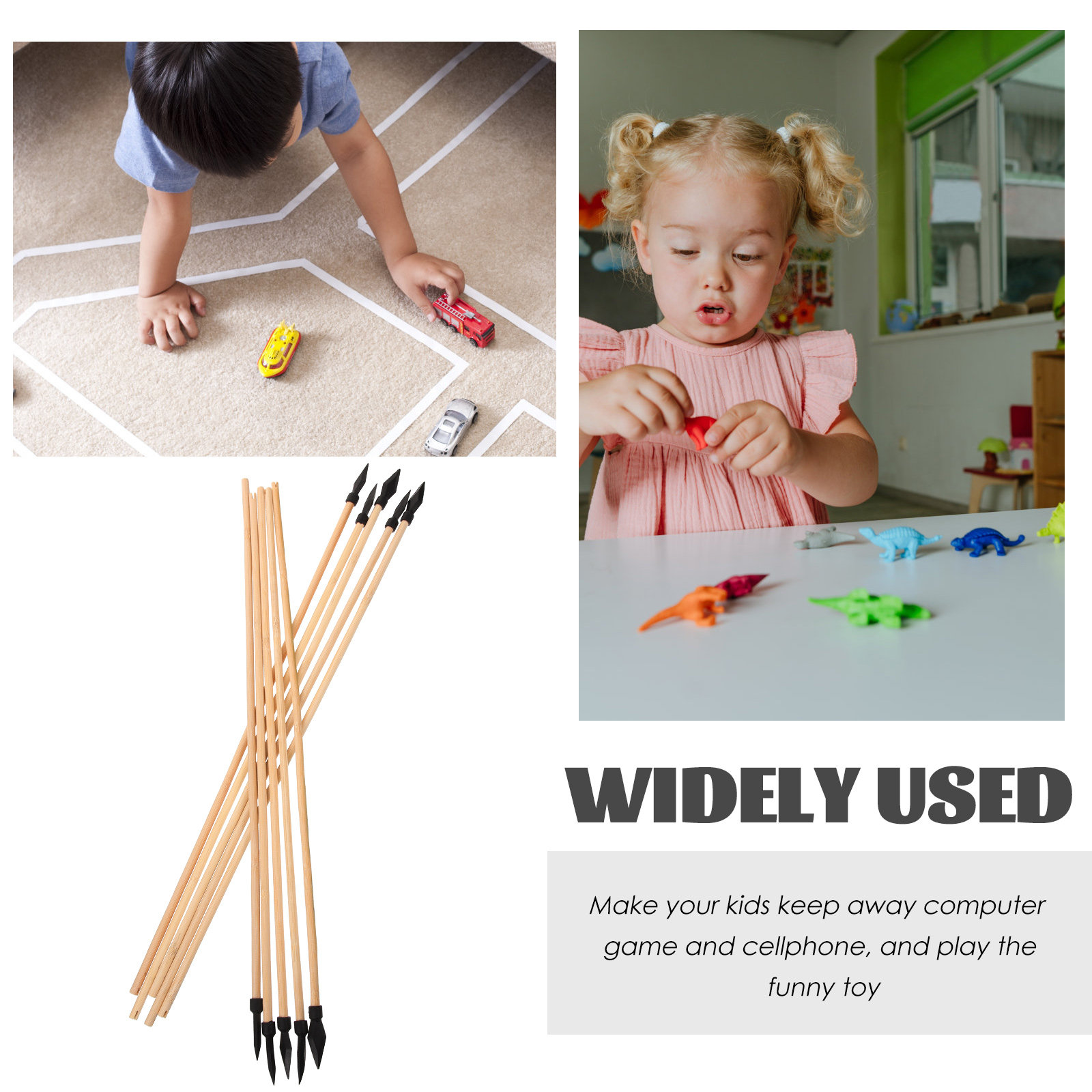 10 szt. Drewniane strzałki do  – Kids Outdoor Archery Set recenzja i cena