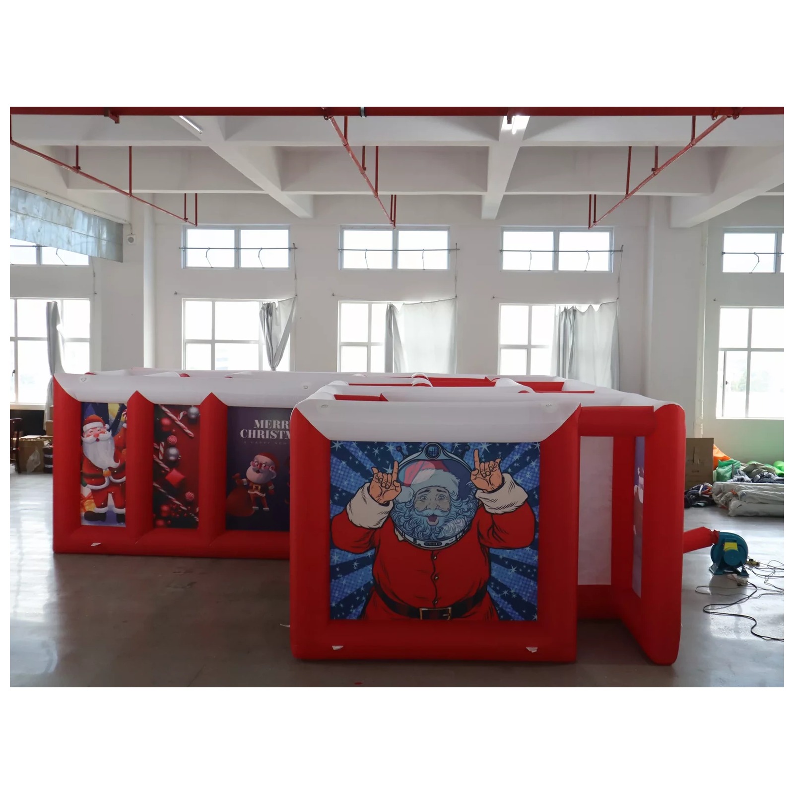 Duży czerwono-biały dmuchany l – Kids Outdoor Games recenzja i cena