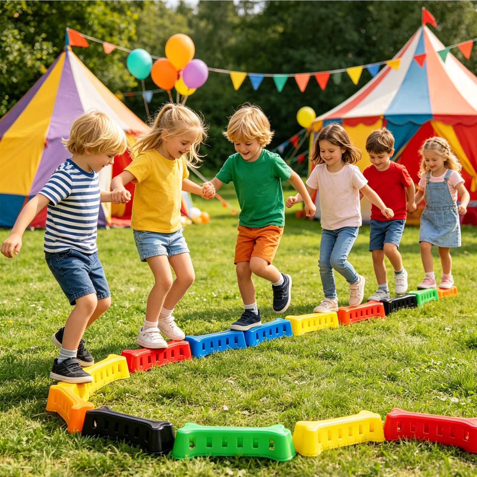 Drewniane pałąki do balansowan – Kids Outdoor Balance Beam recenzja i cena